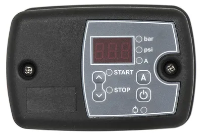 Druckschalter, Trockenlaufschutz, Alarm, 230 V, 2200 W, 16 A, schwarz