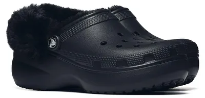 Produktbild von Crocs Classic Platform Fuzz Lined Clog 212854-001 Clogs Damen Schwarz