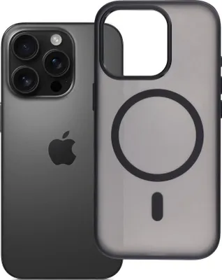 Immagine prodotto di Custodia adatta per iPhone 16 PRO Flexline Mag Cover compatibile con MagSafe, nera