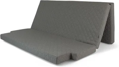 Productafbeelding van Opvouwbaar 3-delig cabinematras met traagschuim voor VW Multivan T5/T6, inclusief transporttas