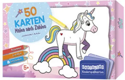 Immagine prodotto di 50 carte Colore per numero - Mondo arcobaleno