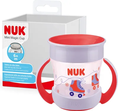 Immagine prodotto di NUK Mini Magic Cup - design a pattini a rotelle, resistente e a prova di perdite