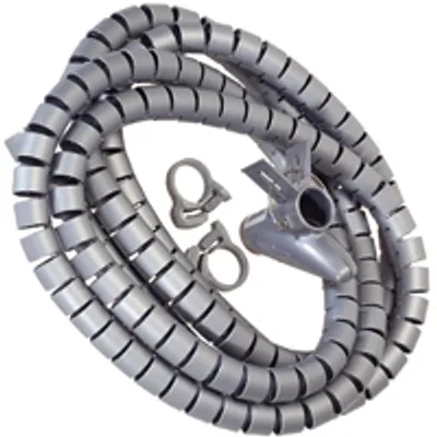Produktbild von Flexible-Kabelspirale Spiralschlauch mit Einziehhilfe Ø 20 mm Länge 2.5 m GRAU