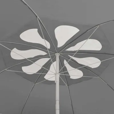 Zdjęcie produktu dla vidaXL Parasol plażowy antracytowy 300 cm