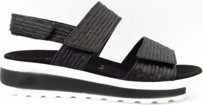 Produktbild von Semler Hanna RIVER-CALF Damen Sandale in Schwarz, Größe 5.5