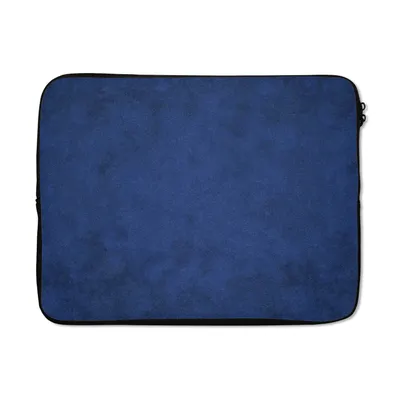 Produktbild von MuchoWow® Laptop Hülle 17 Zoll Laptoptasche Farbe - Muster - Abstrakt - Blau - Zipper - Schutzabdeckung