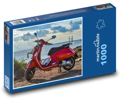 Obrázek produktu pro martinpuzzle - Puzzle 1000 - Vespa - motocykl, vozidlo