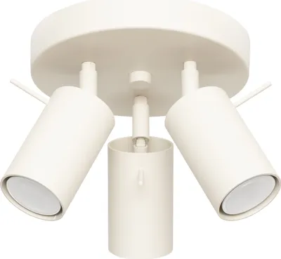 Image de Plafonnier beige MIRAX 3 GU10 à intensité variable