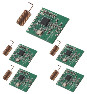 Zdjęcie produktu dla GERUI, 5 sztuk, moduł radiowy CC1101, 868 MHz, transceiver RF z anteną