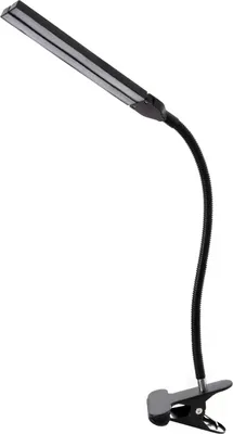 Obrázek produktu pro Stolní lampa na klip s dvojitou hlavou pro péči o oči Stmívatelné noční světlo LED pro studenty Děti Kancelářské čtení Noční stolek Černá
