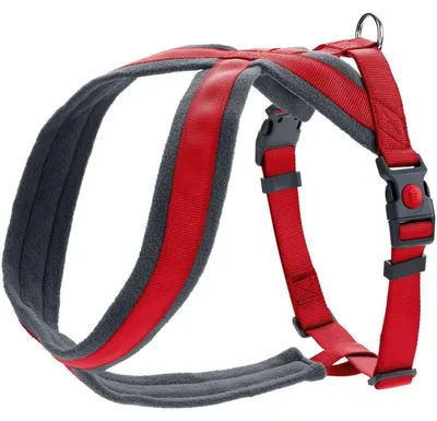 Produktbild von Hunter London Comfort, Hund, Halftergeschirr, S-M, Schwarz, Rot, Polyester, Einfarbig