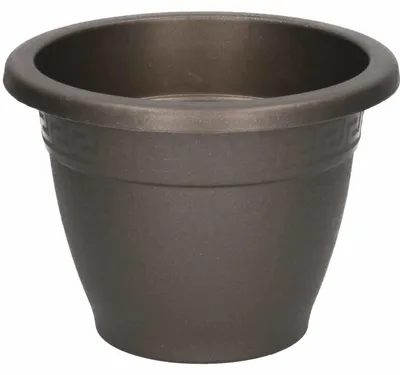 Produktbild von PlasticForte Pflanzentopf - anthrazit - 14 cm - 1L - Kunststoff