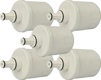 Produktbild von vhbw 5x Wasserfilter Filterkartusche Filter Ersatz für EcoAqua UMI-03G, EFF-6011A für Kühlschrank