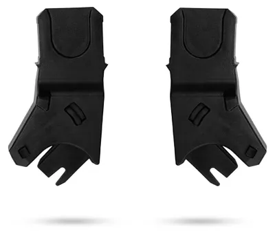 Image de Adaptateur Kinderkraft APINO noir, universel pour les coques bébé comme MINK PRO i-Size, compatible avec les poussettes APINO, système à clic