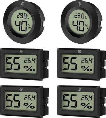 Produktbild von Innenraum-Thermometer mit Luftfeuchtigkeitsmesser.