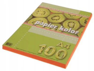 Produktbild von Kreska Kopierpapier A4 80g Orange 100 Blatt