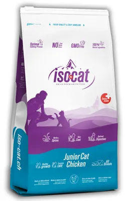 Produktbild von Iso-Cat Premium Katzenfutter Junior Chicken 10 Kg