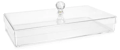 Produktbild von Rechteckige Acrylbox mit Deckel, 33x23x5 cm
