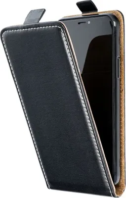 Produktbild von Flip Case kompatibel mit SAMSUNG GALAXY A26 Handy vertikal aufklappbar Schutzhülle Klapp Hülle Schwarz