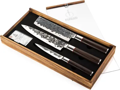 Immagine prodotto di set di coltelli 3 pezzi Sebra, FORGED