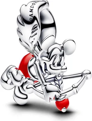 Produktbild von Pandora Disney Charm Damen Mickey Mouse Amor Sterling-Silber 793616C01