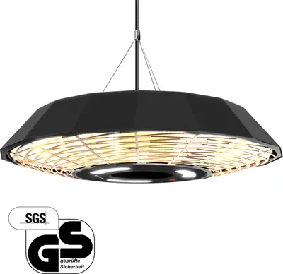 Produktbild von TROTEC Design-Deckenheizstrahler IR 2010 SC | Heizleistung von 2.000 W | Gleichmäßige Rundumwärme für bis zu 15 m²