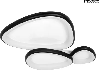 Zdjęcie produktu dla MOOSEE lampa sufitowa / plafon AREA 3 czarna
