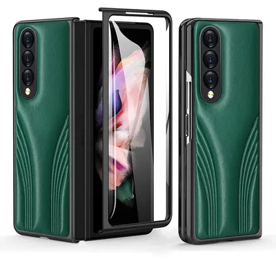 Produktbild von Für Samsung Galaxy Z Fold4 5G Kunstleder / Kunststoff Handy Tasche Etuis Hülle