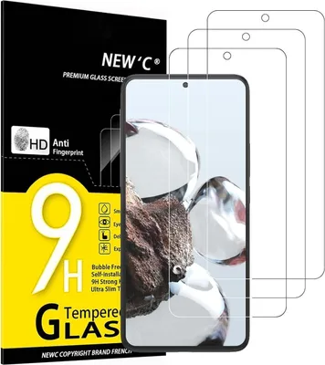 Produktbild von NEW'C Panzer Schutz Glas für Xiaomi 12T 12T Pro 3 Stück 9H Härte Ultra-klar