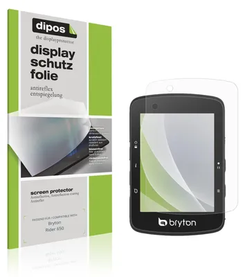 Immagine prodotto di 4x Pellicola Protettiva per Bryton Rider 650 Protezione Schermo Antiriflesso dipos