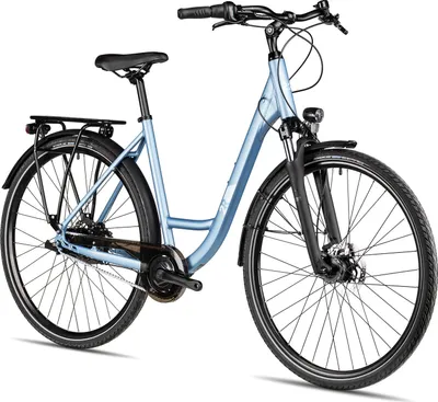 Produktbild von 2R Manufaktur TRX GO Wave komfortables Damen-Citybike mit Tiefeinstieg 28 Zoll Hellblau 56 cm