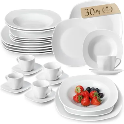 Productafbeelding van Tafelset Porzellan Elisa, combinatie set, servies, 30-delig