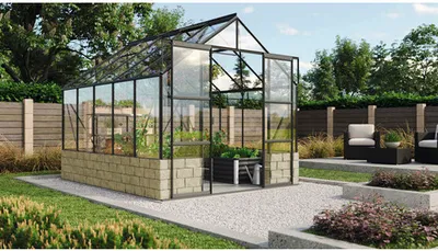 Obrázok produktu pre Vitavia Cassandra 8300 skleník, ESG 3 mm, čierny