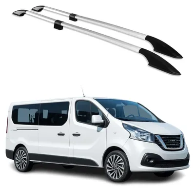 Produktbild von Dachreling Relingträger Alu für Nissan NV300 2016-2025 L2 LWB Langer L2 Alu Grau, KI-generiertes Bild