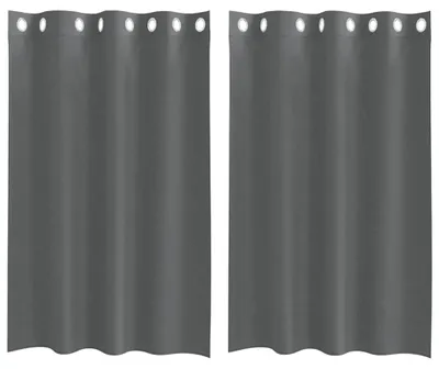 Obrázek produktu pro vidaXL Voálové závěsy s očky 2 ks. Tmavě šedé 140x175 cm