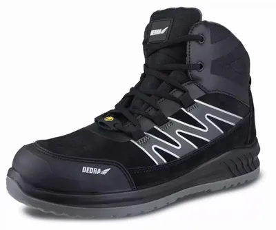 Obrázek produktu pro DEDRA BH9T6V-41, Unisex, Černá, S1, Polyuretan (PU), Semiš, Kůže, Síťovina