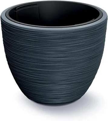 Produktbild von Blumentopf mit Einsatz - Durchmesser 47 cm - Anthrazit