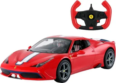 Image de Rastar Ferrari 458 Speciale A Version cabriolet Modèle radiocommandé (RC) Voiture de sport Moteur électrique 1:14