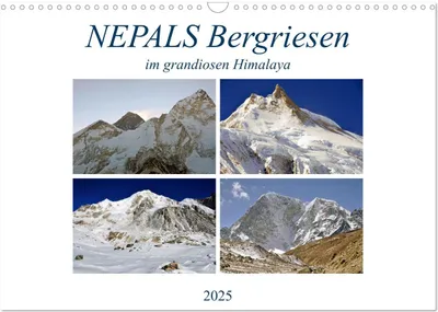 Produktbild von NEPALS Bergriesen im grandiosen Himalaya (Wandkalender 2025 DIN A3 quer), CALVENDO Monatskalender
