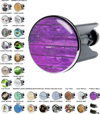Produktbild von SANILO® Waschbeckenstöpsel, Purple Wall