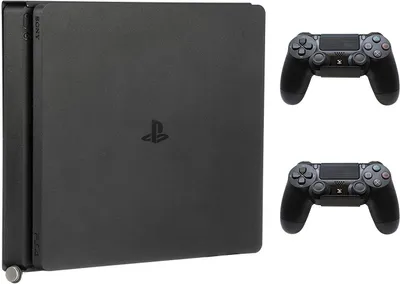 Productafbeelding van Mount voor PS4 Slim + 2 Controller Mounts Bundle - Montage aan de muur of op de achterkant van de tv
