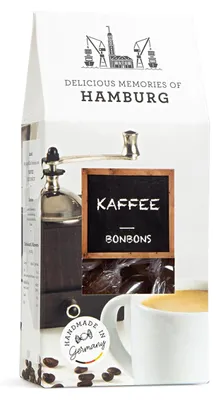 Image de Bonbons nobles au goût typique de café dans une boîte à pignon de 80g