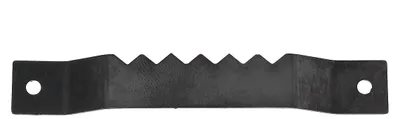 30 Bildaufhänger Zackenaufhänger Metall - dunkelgrau 68x10mm