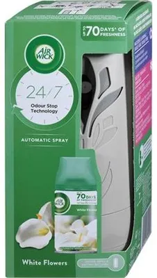 Obrázok produktu pre Osviežovač vzduchu, automatický, 250 ml, AIR WICK "Freshmatic", White Flowers