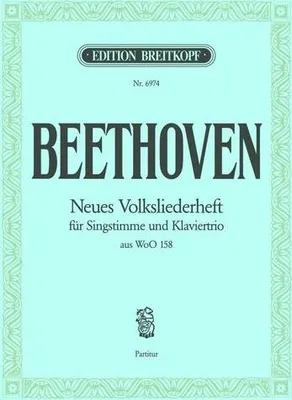 Produktbild von Neues Volksliederheft WoO158für Singstimme und Klaviertrio