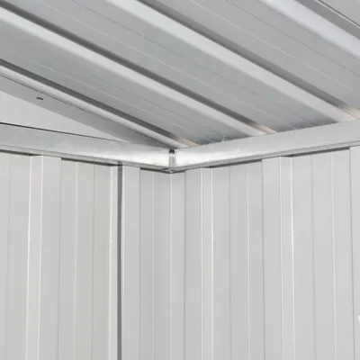 Immagine prodotto di vidaXL Casetta da giardino in metallo grigio