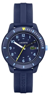 Produktbild von Lacoste Analog Quarzuhr für Kinder Kollektion Mini Tennis mit Marinblaues Siliko