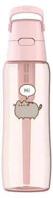 Zdjęcie produktu dla Butelka Filtrująca Dafi x PUSHEEN SOLID 0,7 z Filtrem Baby Pink