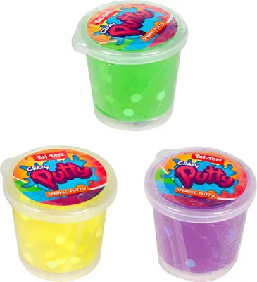 Produktbild von Toi-toys Knete mit Glitzer 6sort