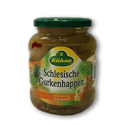 Zdjęcie produktu dla Kühne Śląskie ogórkowe kąski 370ml